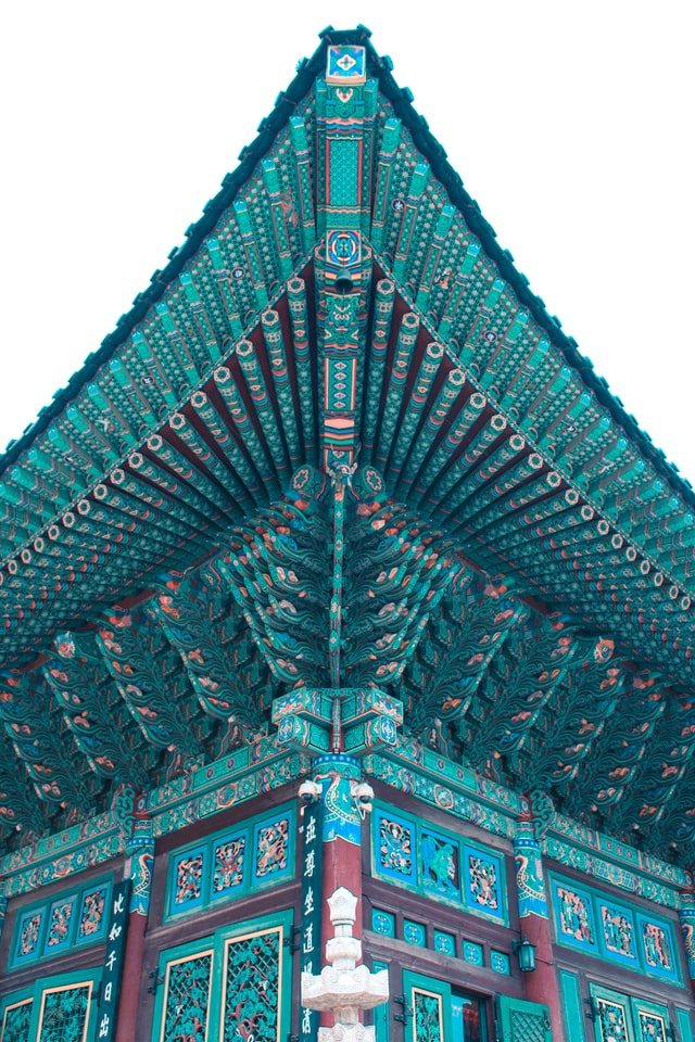 green temple in seoul